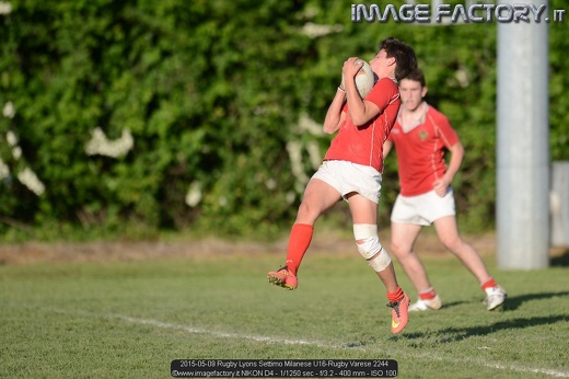 2015-05-09 Rugby Lyons Settimo Milanese U16-Rugby Varese 2244